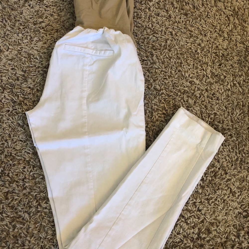 Motherhood Maternity white pants